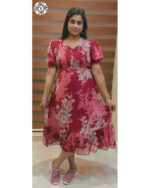 Chiffon Smoky Frock (VB 5001 & VB 5005) — Light, Floaty & Kerala-Ready - Image 6