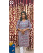 Poly Cotton Long Kurtis (VB 5151, 5157, 5163, 5175, 5181, 5187, 5193) — Kerala-Ready Comfort in Everyday Colours - Image 24