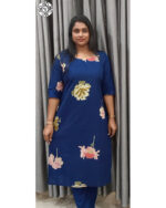 Premium Cotton Co-ords (VB 5293 & VB 5297) — Kerala-Ready Sets in Wine & Royal Blue - Image 3