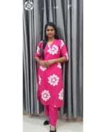Premium Cotton Co-ords (VB 5301 & VB 5305) — Kerala-Ready Sets in Rani Pink & Dark Green - Image 5