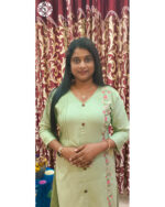 Imported Material A-Line Co-ords Set (VB 5140) — Light Olive Green, Kerala-Ready Ease