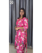 Premium Cotton Co-ords (VB 5329 & VB 5333) — Kerala-Ready Sets in Brick Red & Rani Pink - Image 3