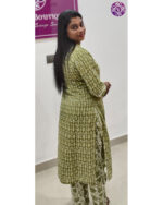 Cotton 2-Piece Kurti Set (VB 5110) — Green, Ready-in-One Outfit for Kerala - Image 3