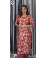 Premium Cotton Co-ords (VB 5329 & VB 5333) — Kerala-Ready Sets in Brick Red & Rani Pink